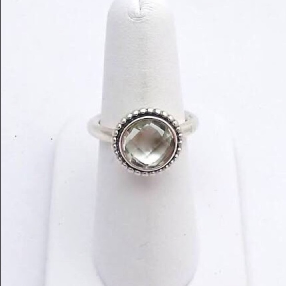 Pandora Green Quartz Ring